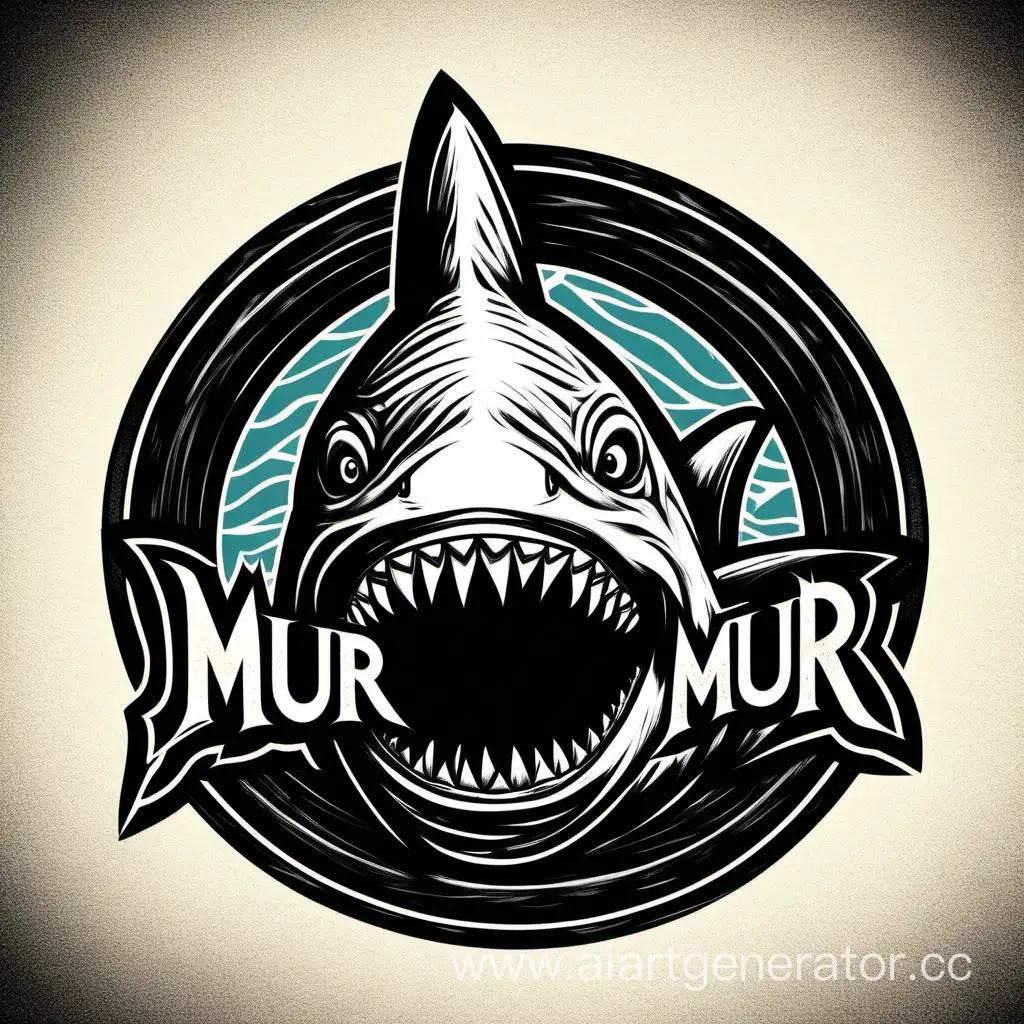 Monochrome-Logo-Hooked-in-Sharks-Mouth