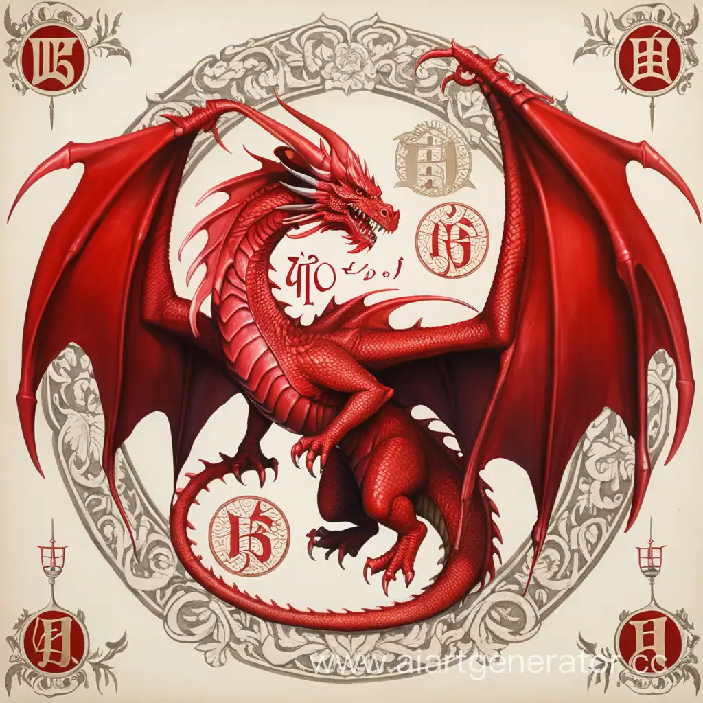Majestic-Red-Dragon-in-Setting