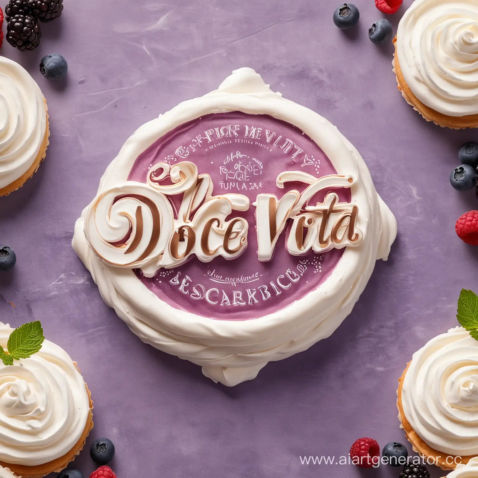 Dolce-Vita-Pastry-Shop-Logo-with-Berry-Meringue-Roll