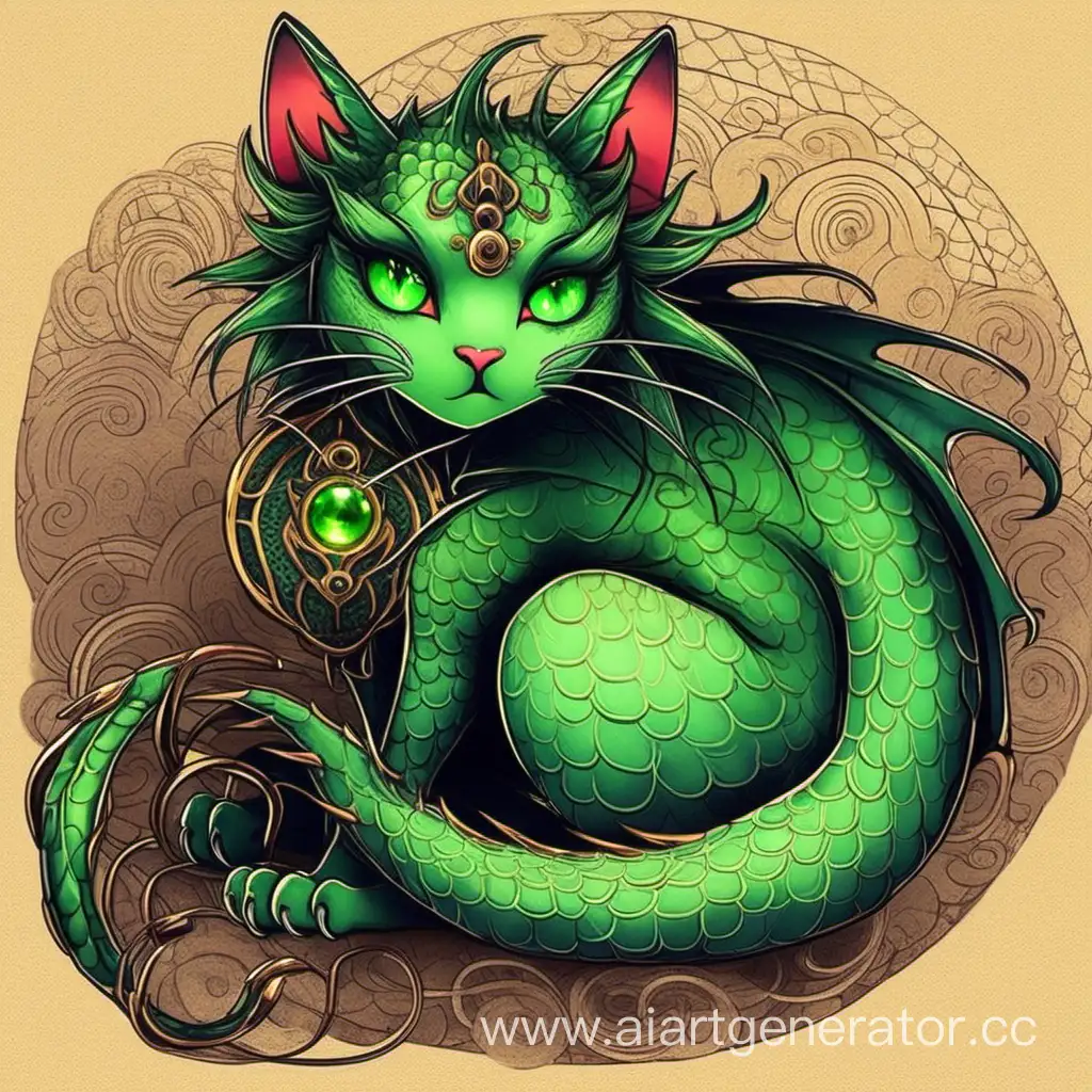 Enchanting-DragonCat-with-Mesmerizing-Green-Eyes