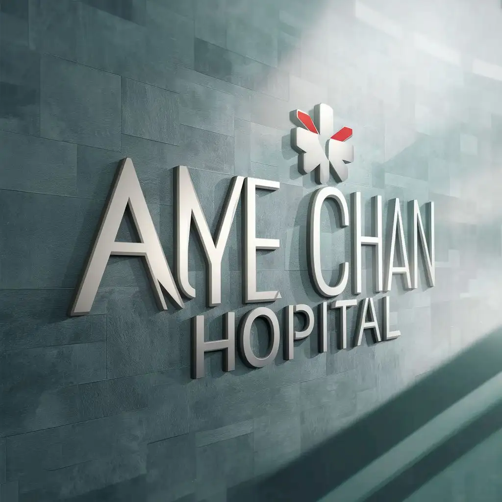logo, Hospital, with the text "Aye Chan Mya", typography, be used in Medical Dental industry