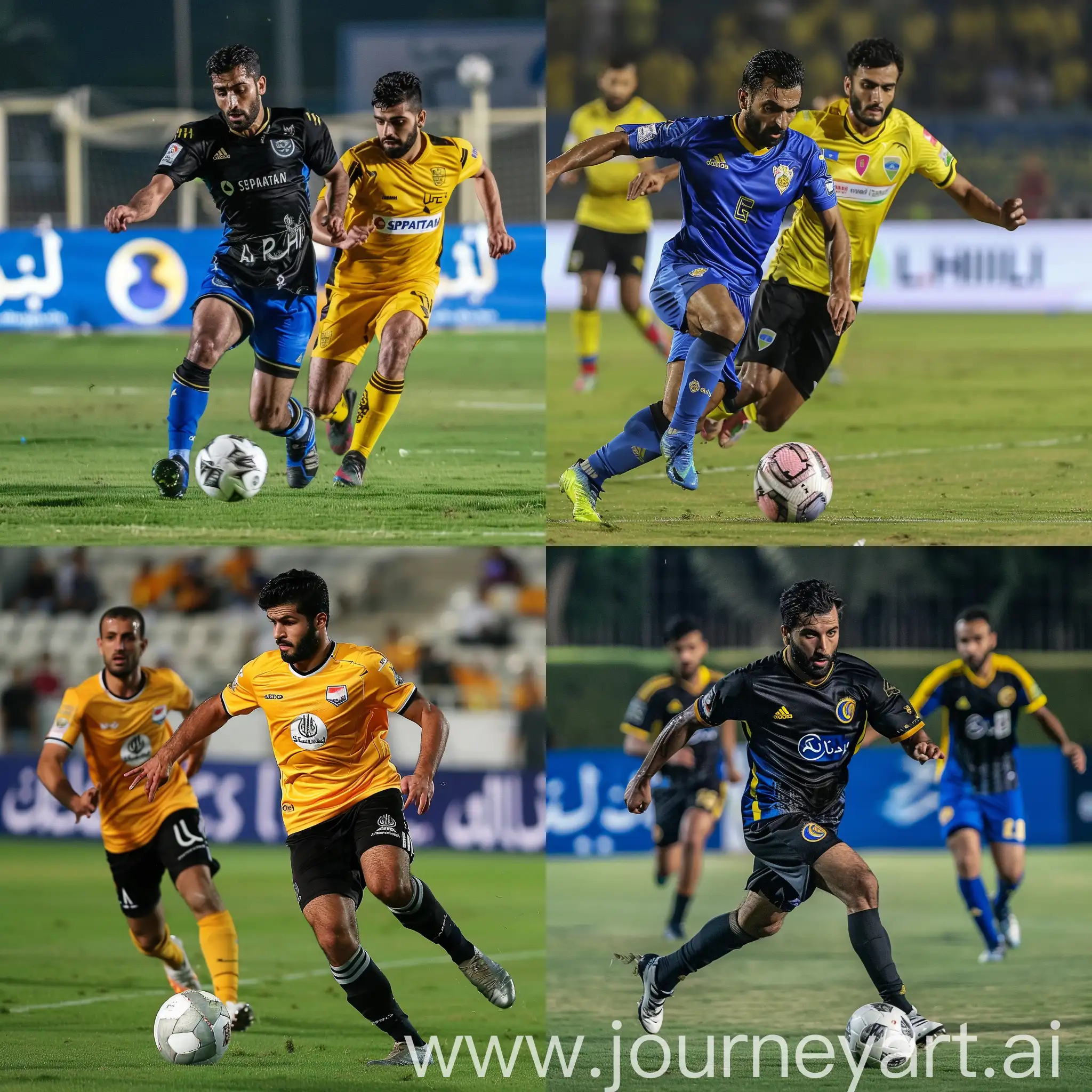 Sepahan-versus-AlHilal-Football-Match-Intense-Competition-in-Stadium