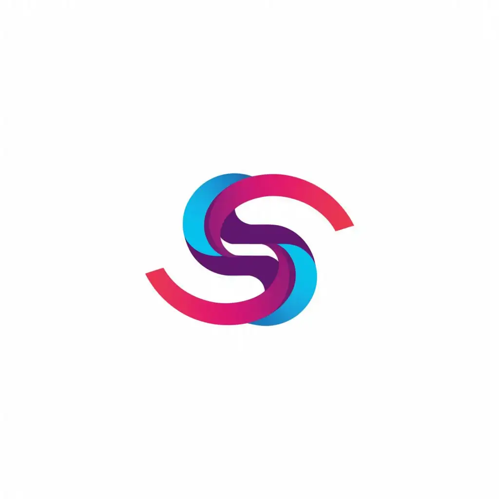 a logo design,with the text "S", main symbol:simple dynamic logo with "s",Minimalistic,be used in Internet industry,clear background