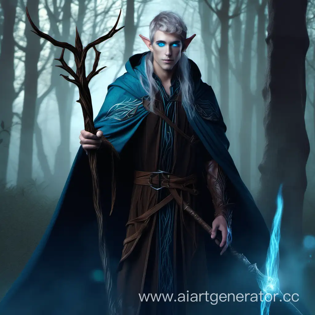Enigmatic-Forest-Elf-Male-with-Ashen-Hair-and-Blue-Eyes-Wielding-a-Magical-Staff