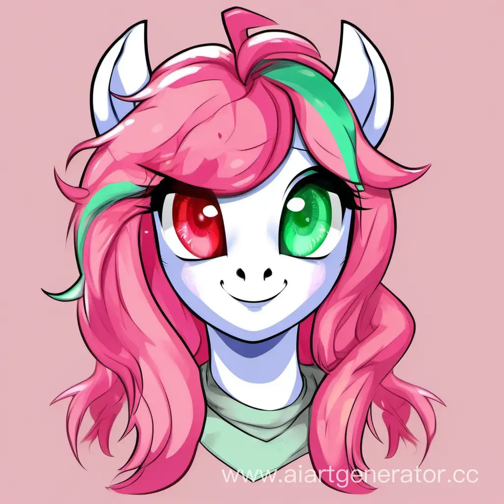 Colorful-Pony-with-Humanlike-Features