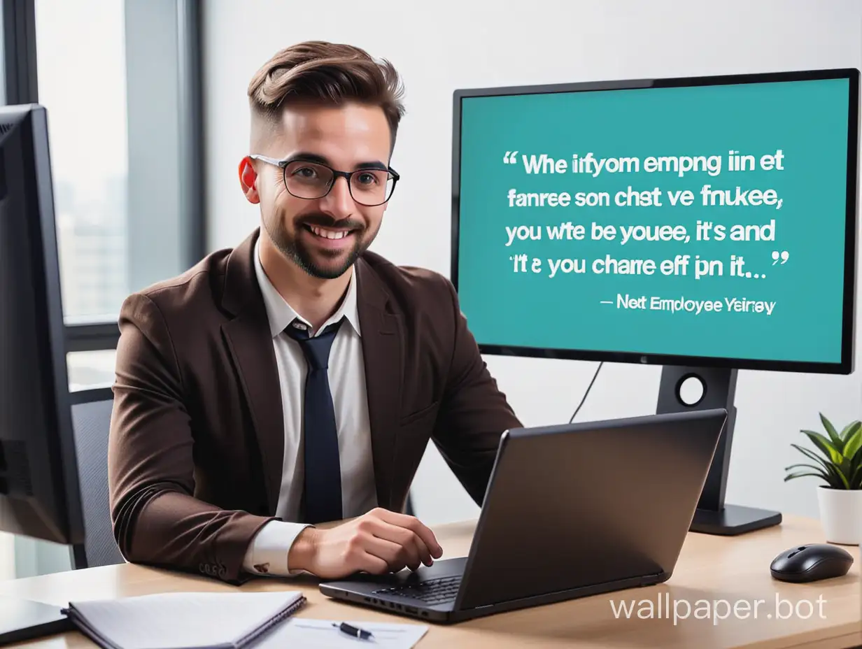 Inspirational quote for it employee
