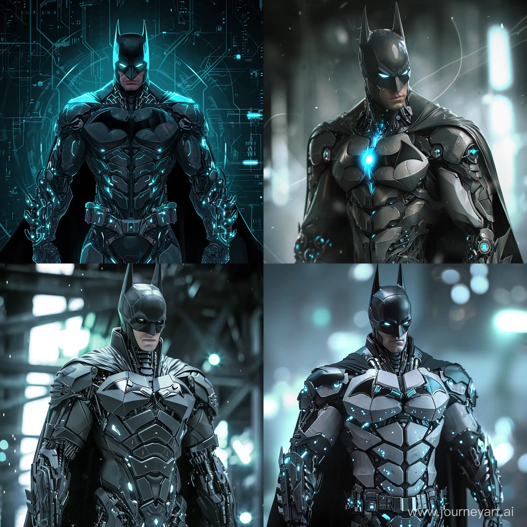 Futuristic DC Batman, nanotechnology --v 6