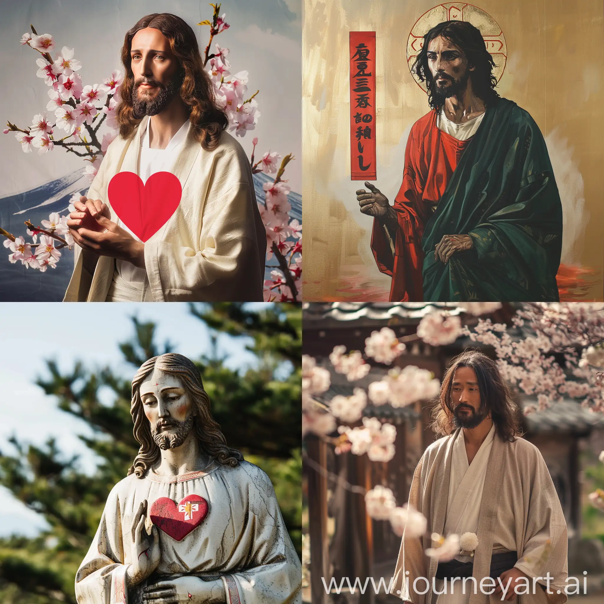 Jesus-Embracing-Japan-Spiritual-Connection-Captured-in-a-11-Ratio-Artwork