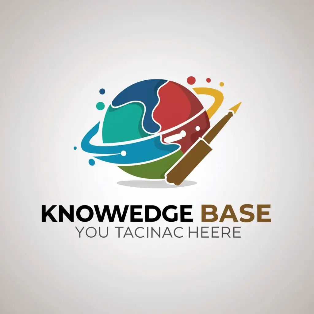 logo, Planet, Magic, data, with the text "Knowledge Base", typography, be used in Education industry