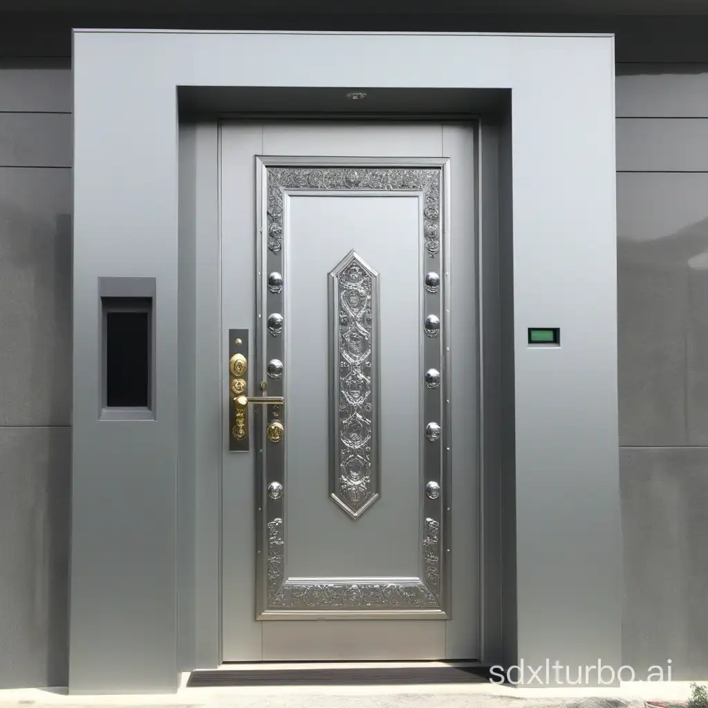 Full aluminum armored door