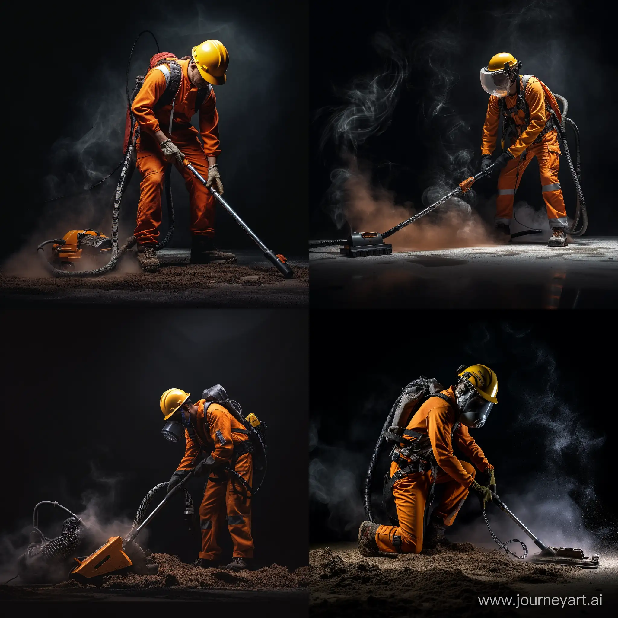 Efficient-Construction-Site-Cleanup-with-OrangeHelmeted-Worker-and-Vacuum