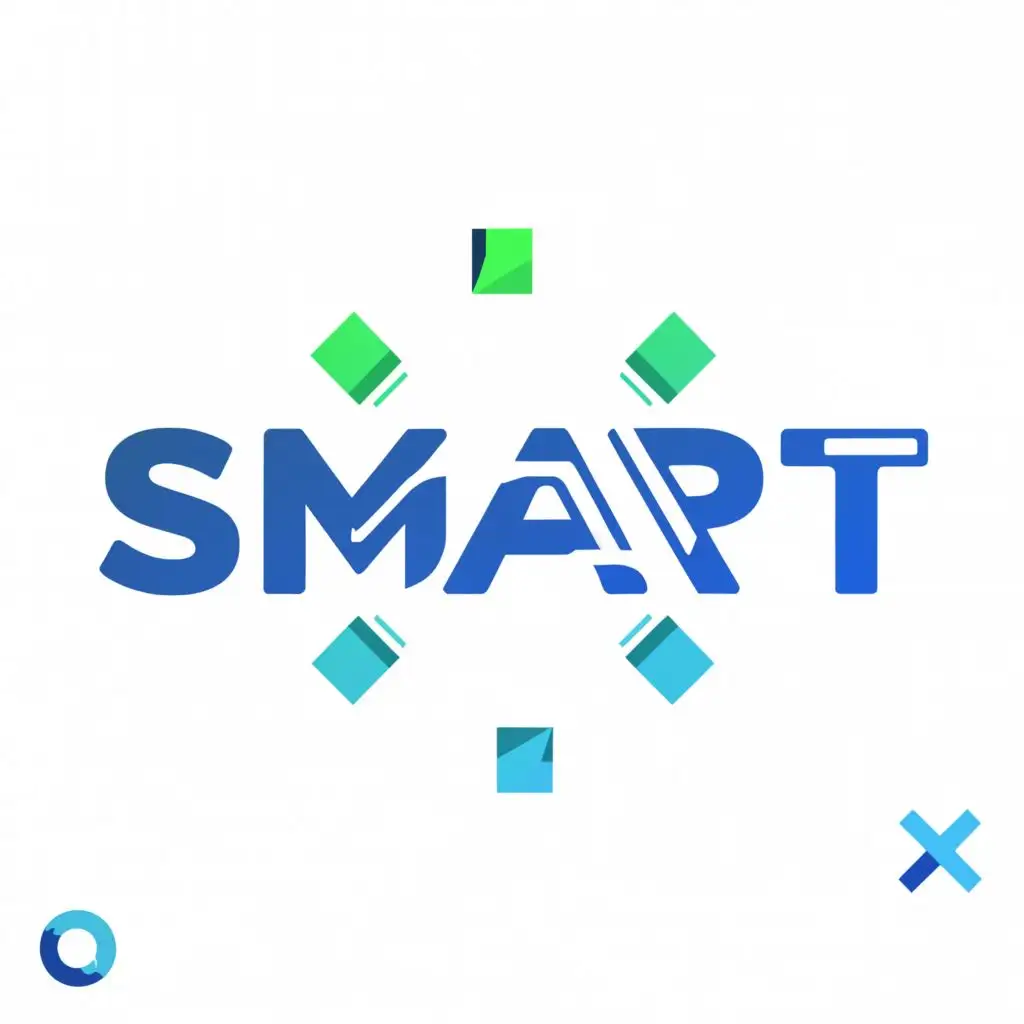 a logo design,with the text "Smart", main symbol:gear Technology, be used in Technology industry