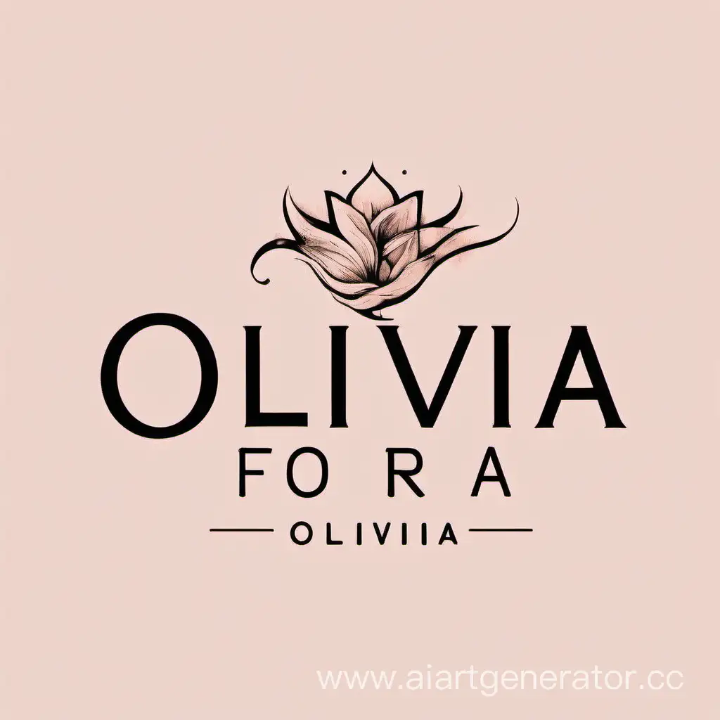 Логотип для бренда одежды Olivia Fora