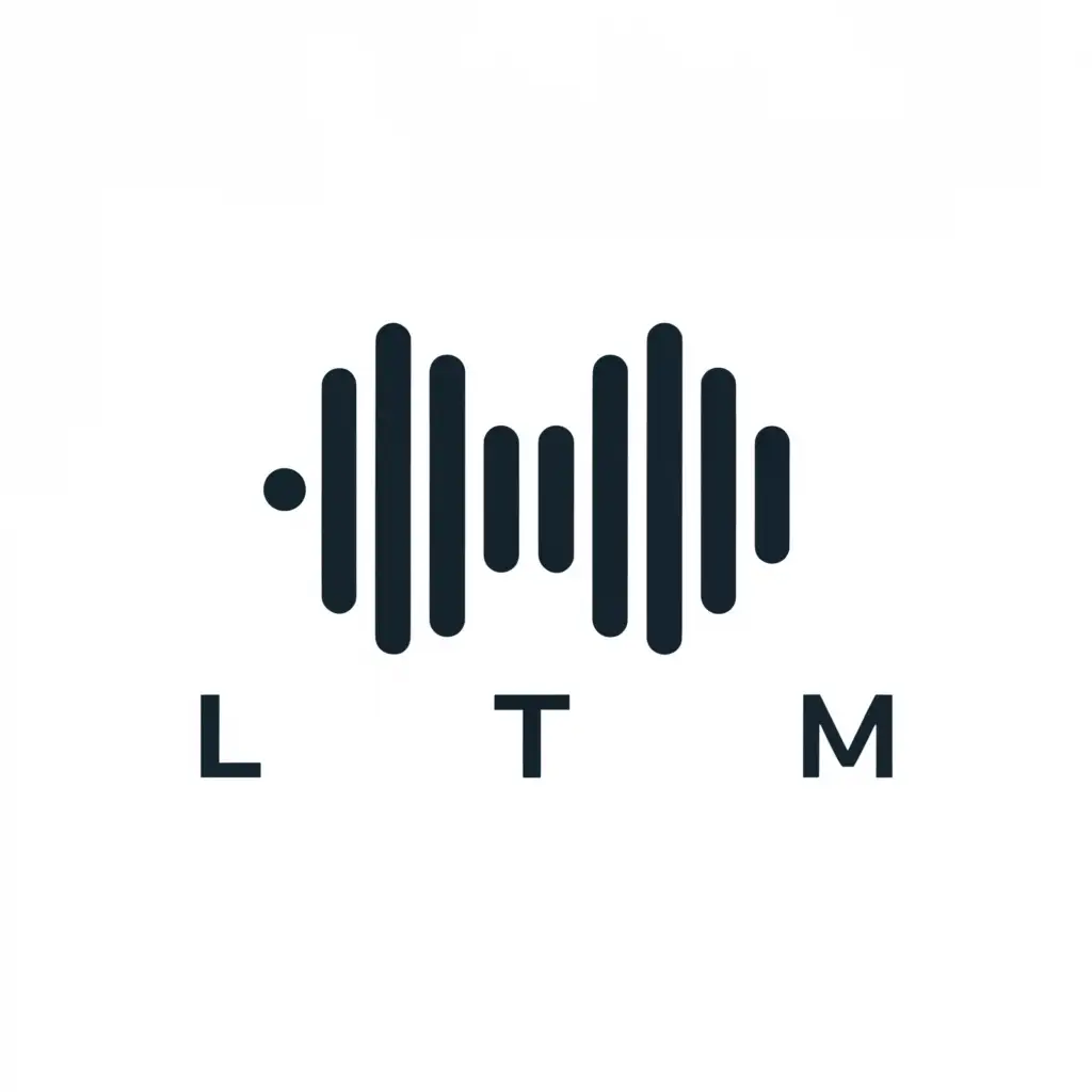 a logo design,with the text "LTM", main symbol:sound,Moderate,be used in Technology industry,clear background