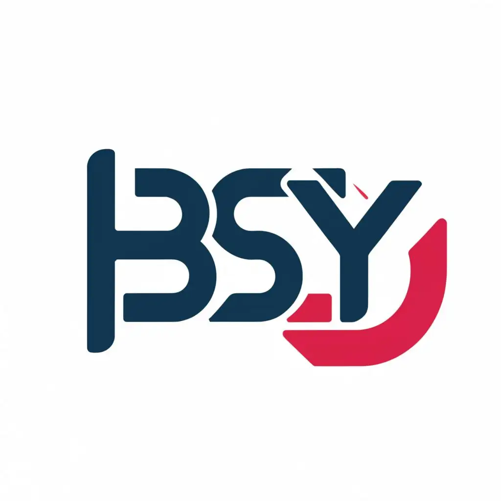 logo, HACHER, with the text "BSY", typography