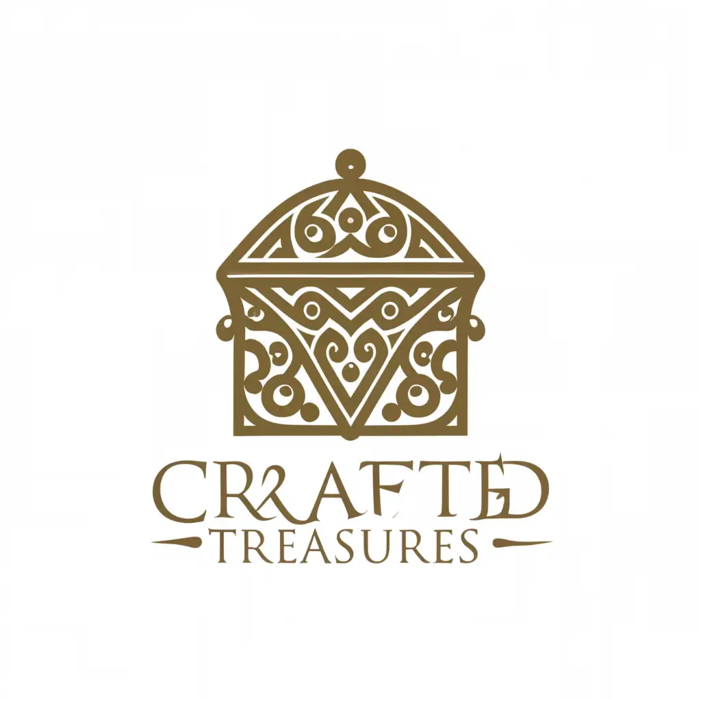 LOGO-Design-for-Crafted-Treasures-Elegant-Decor-Symbol-with-Clear-Background