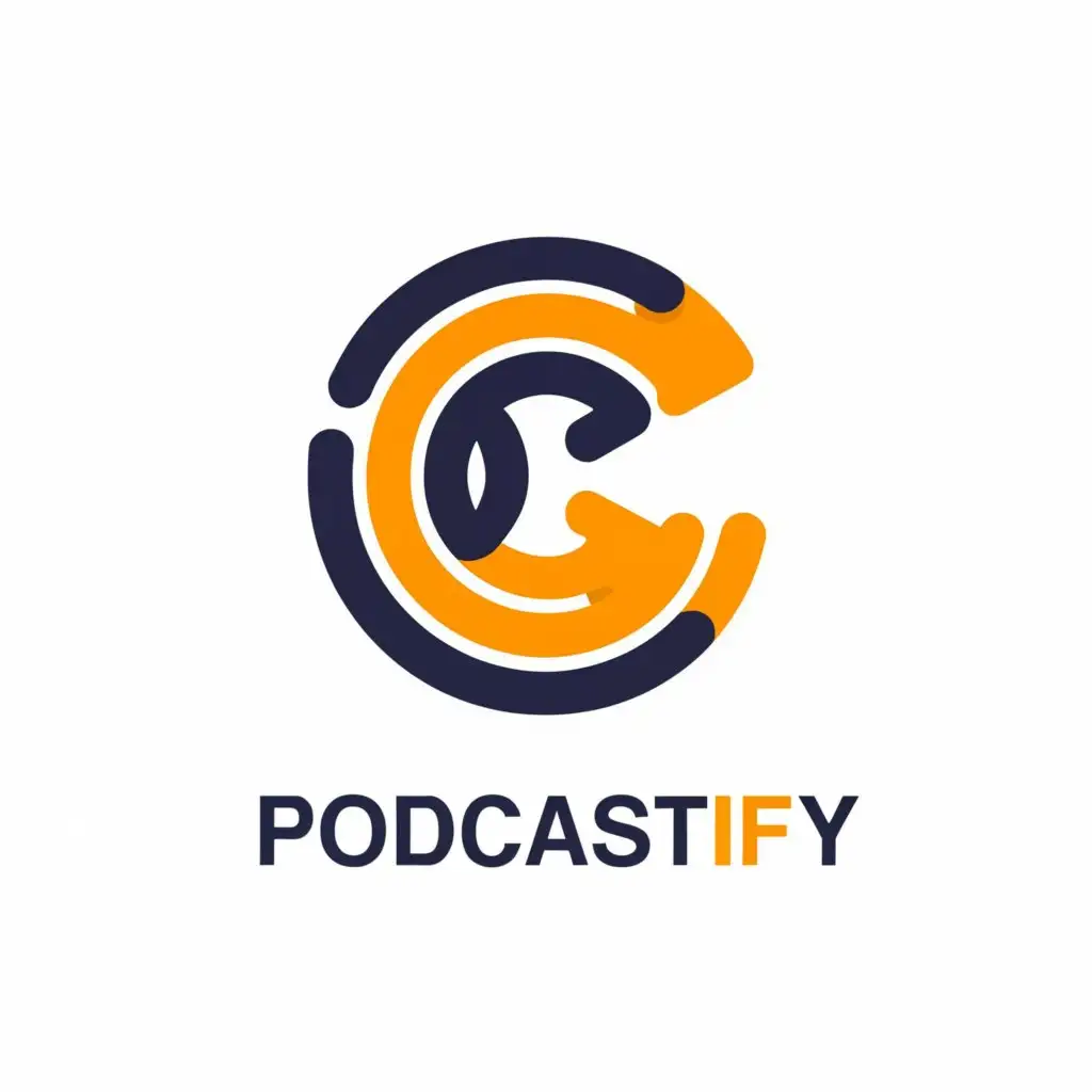 a logo design,with the text "podcasti fy", main symbol:o
,Moderate,clear background