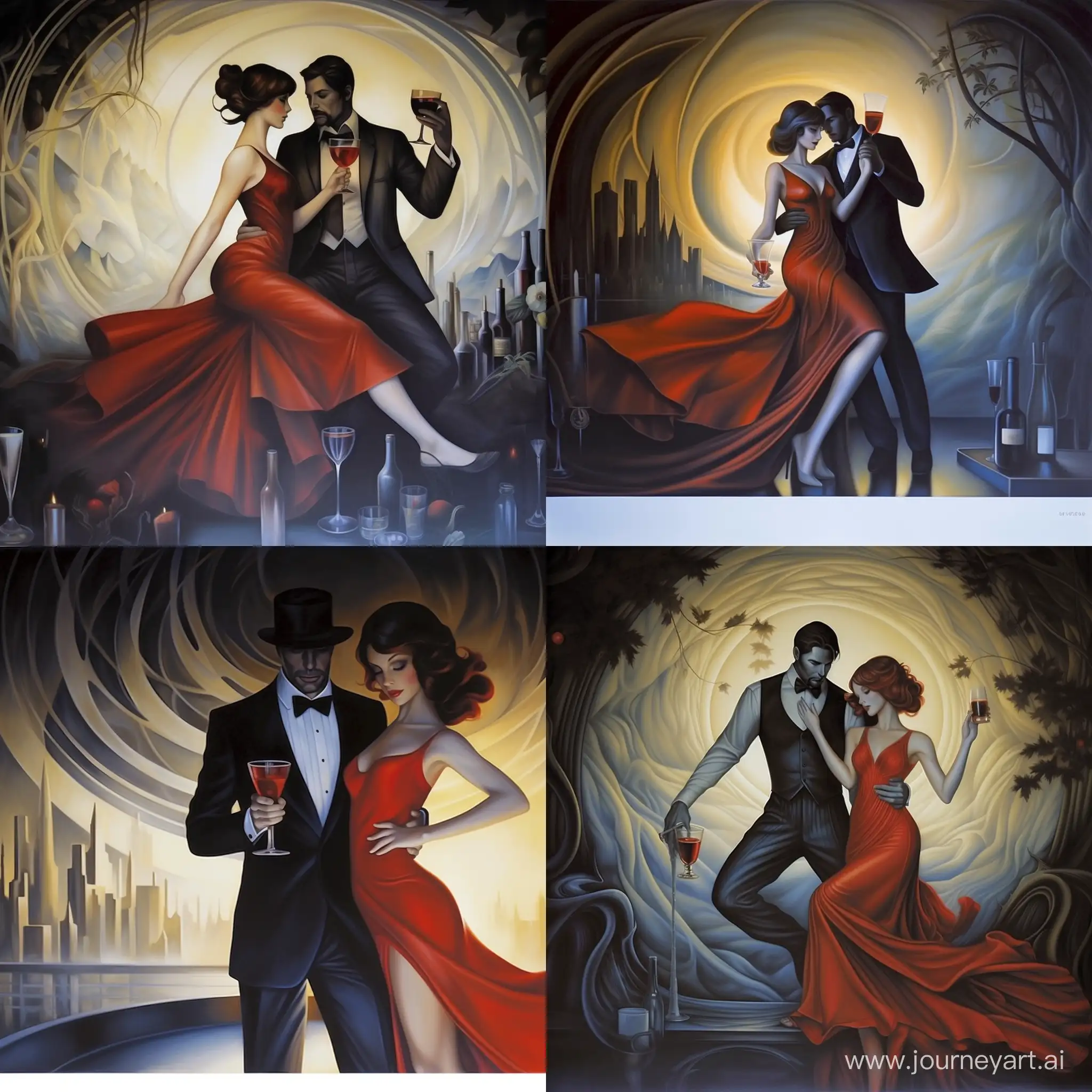 Elegant-Dance-Amidst-Crimson-Ambiance