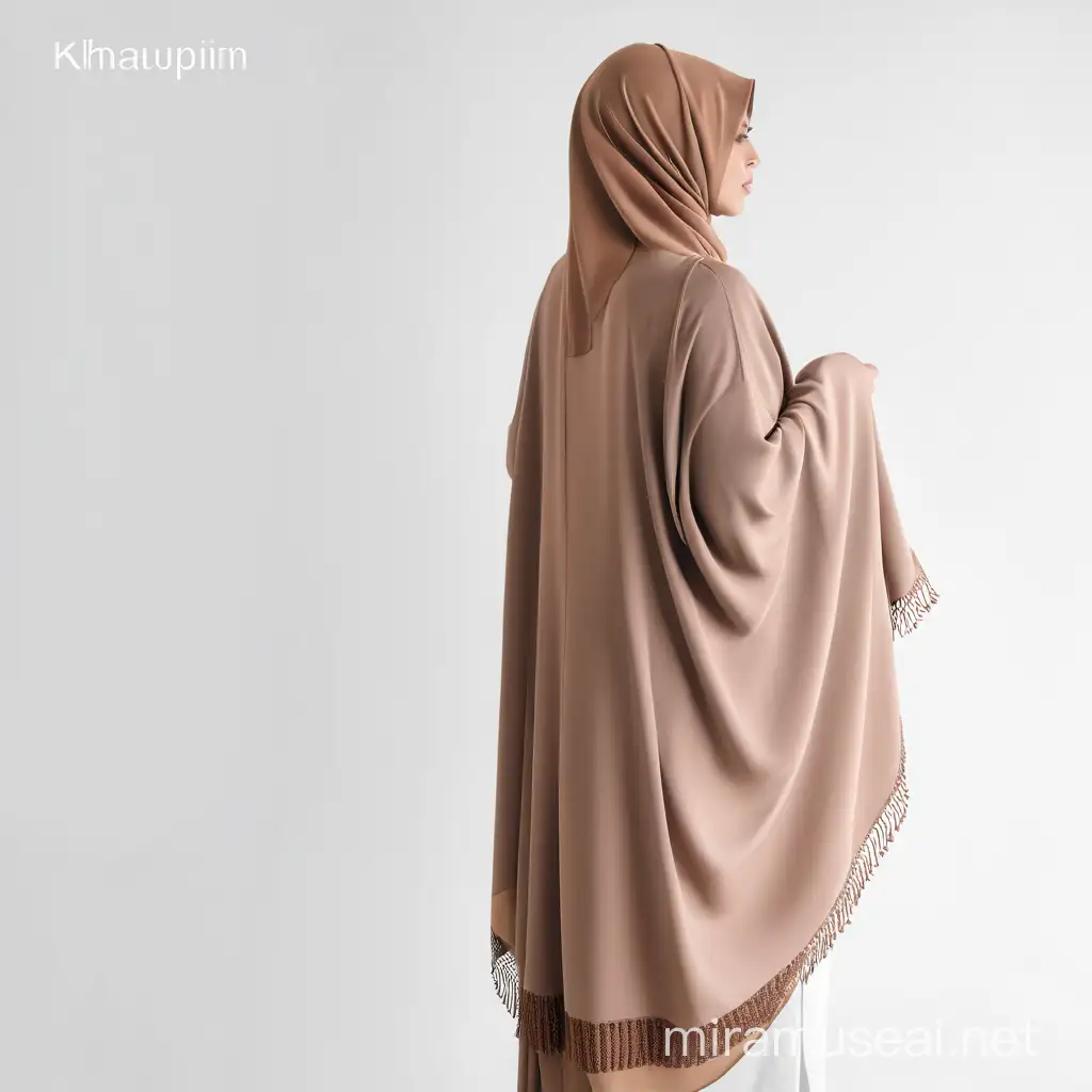 Generate an image of Khimar on a mannequin  