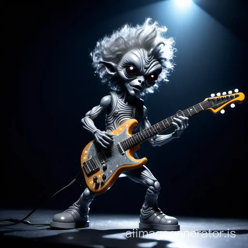 Extraterrestrial-Guitarist-Little-Grey-Rocks-the-Stage-with-Dazzling-Lights