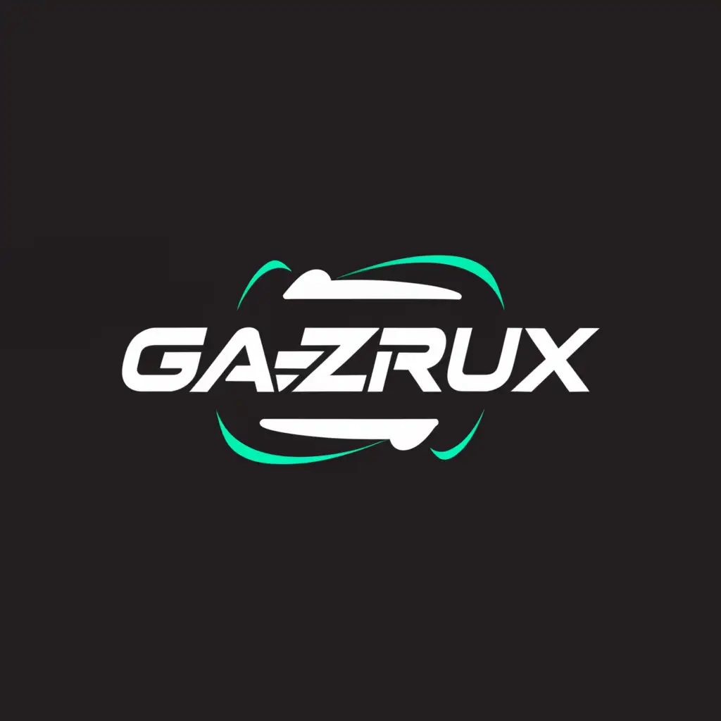 a logo design,with the text "GAZRUX", main symbol:GAZRUX,Moderate,be used in Automotive industry,clear background