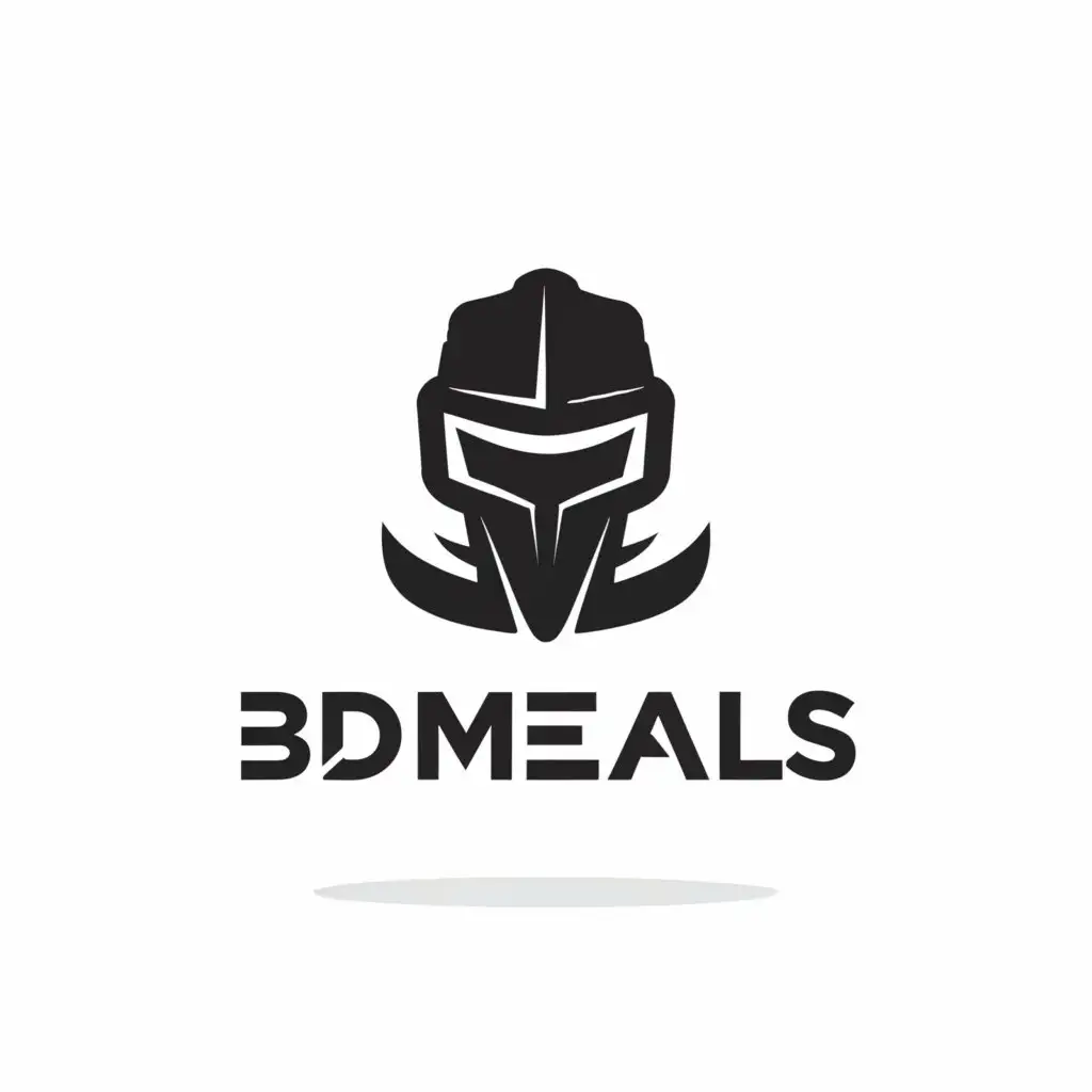 a logo design,with the text "BD Metals", main symbol:Welding helmet, metal, off-road vehicles,Minimalistic,be used in Automotive industry,clear background