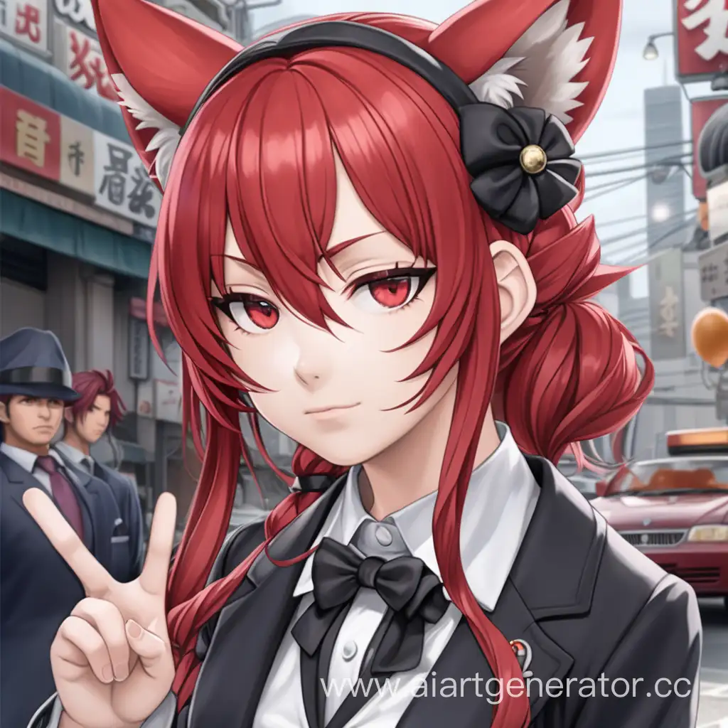 RedHaired-Mafia-Neko-Girl-Mysterious-and-Fierce-Character-Art