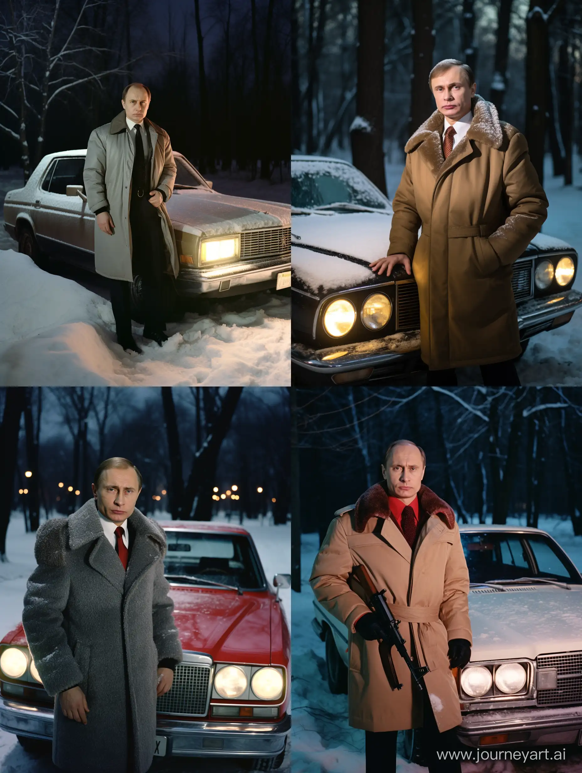 Stylish-Vladimir-Putin-in-80s-and-90s-USSR-Winter-Night