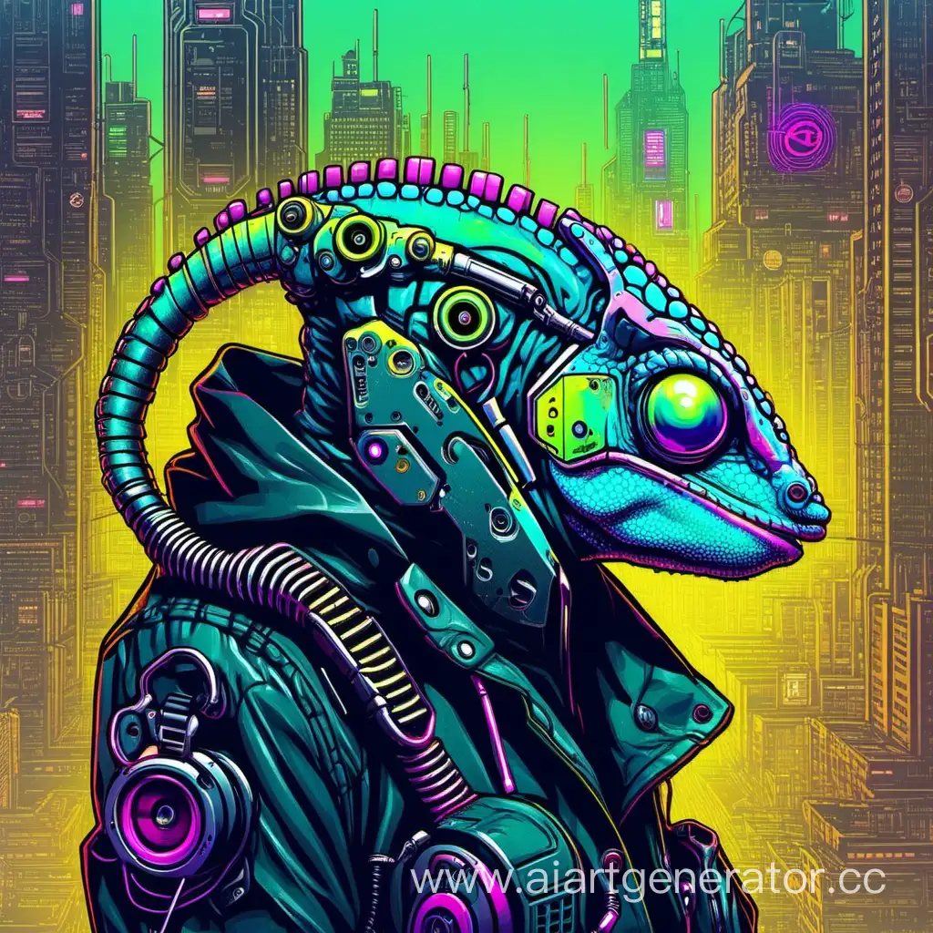 Chameleon-Cyberpunk-Art-Futuristic-Reptilian-TechnoInfiltration