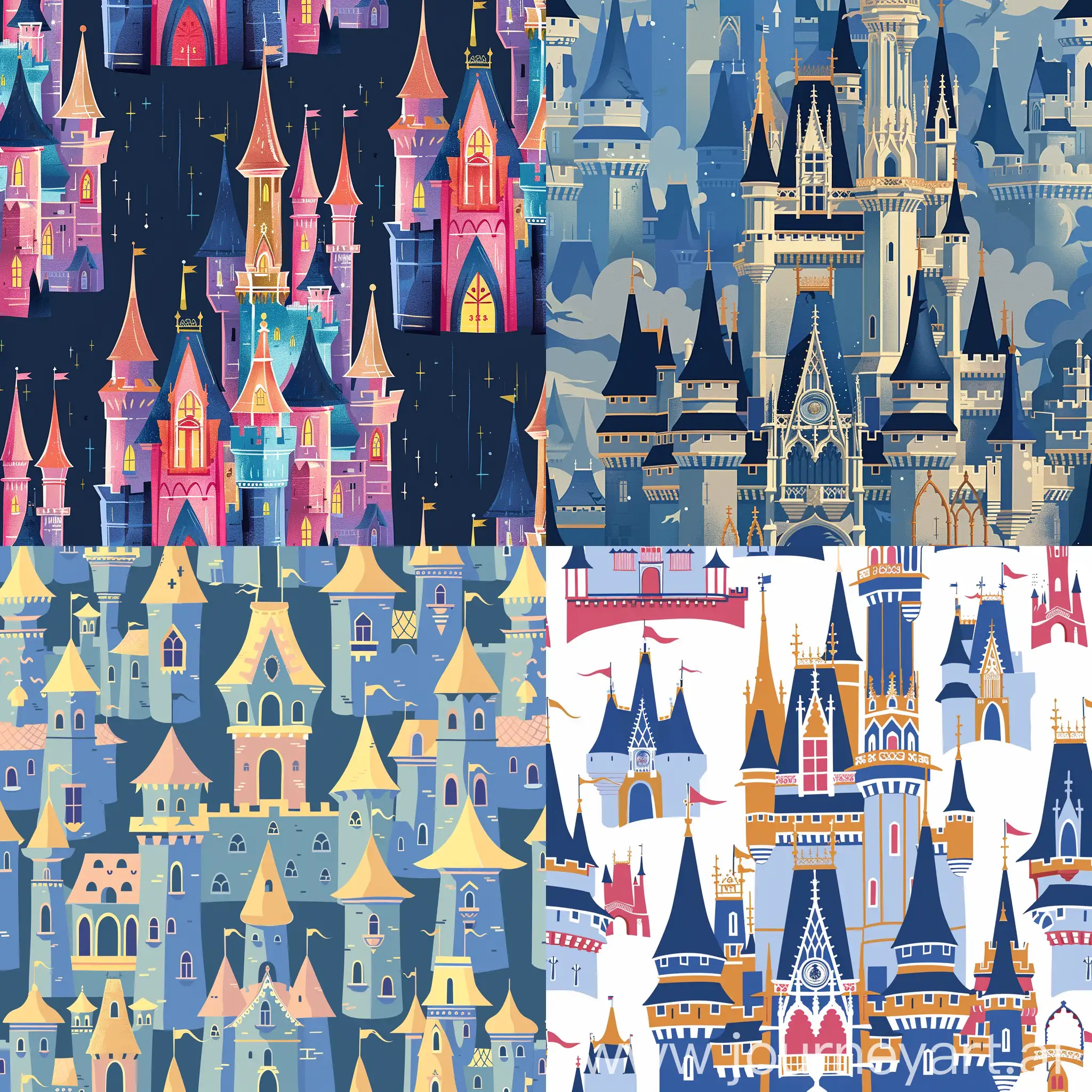 Enchanting-DisneyInspired-Castle-Pattern