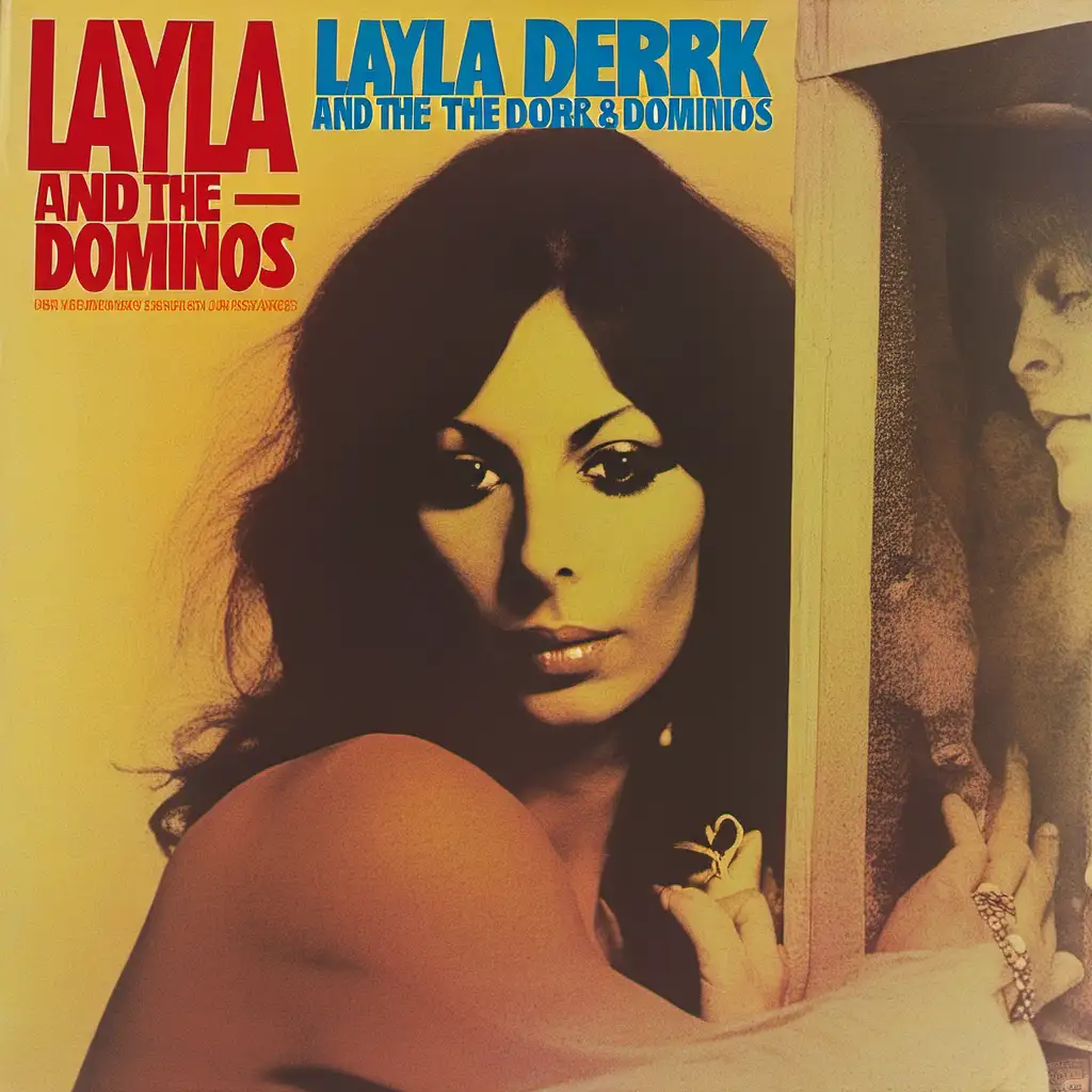 Layla Derek and the Dominos Record Cover Intimate Guitar Serenade in Moody Hues