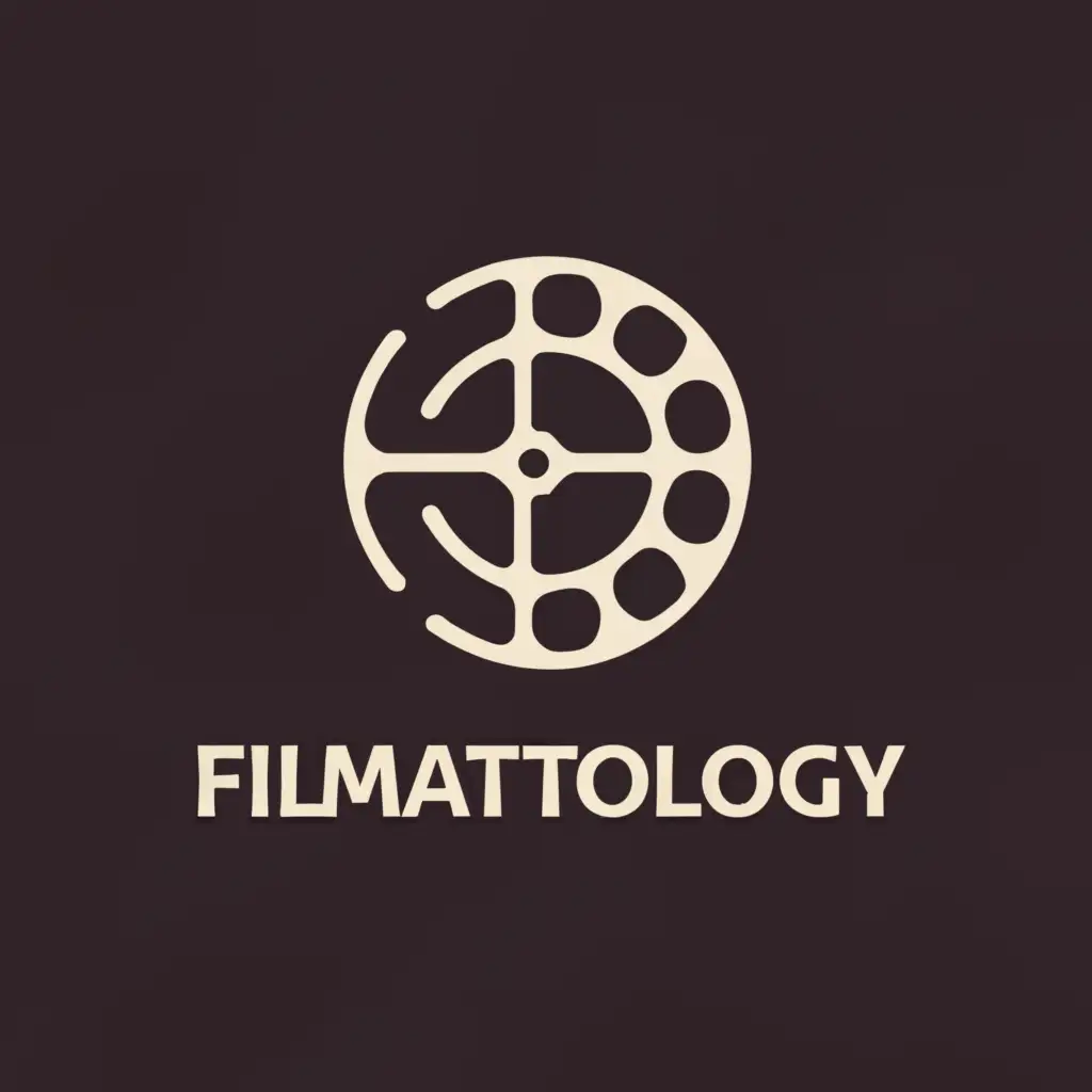 a logo design,with the text "filmatology", main symbol:filming,Moderate,clear background