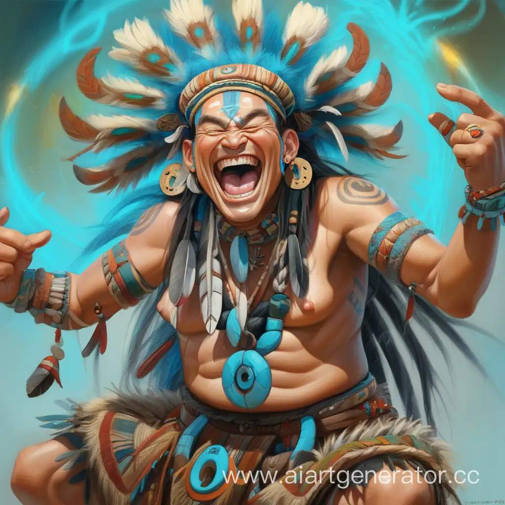 Enchanting-Moment-Shamans-Laughter-Captured-in-AI-Art