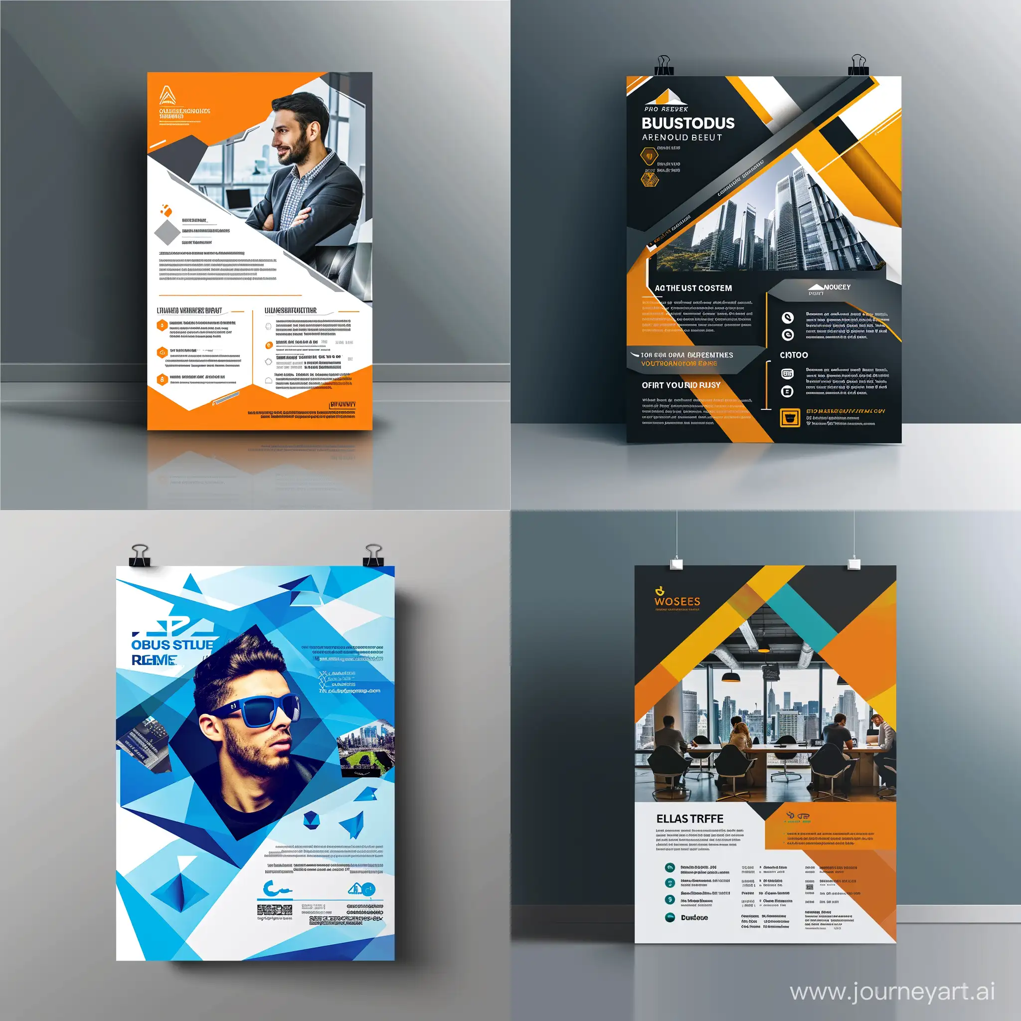 do an awesome business flyer design