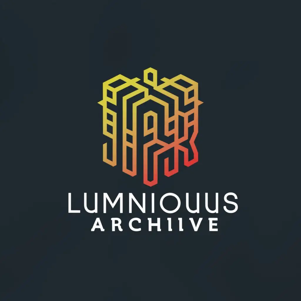 a logo design,with the text "LUMINOUS ARCHIVE", main symbol:archive,complex,be used in Education industry,clear background
