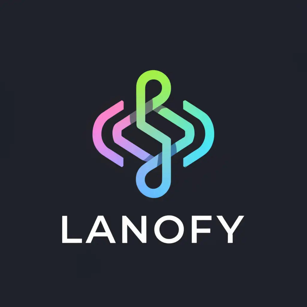 a logo design,with the text "LanoFy", main symbol:Gadget tech,complex,be used in Entertainment industry,clear background