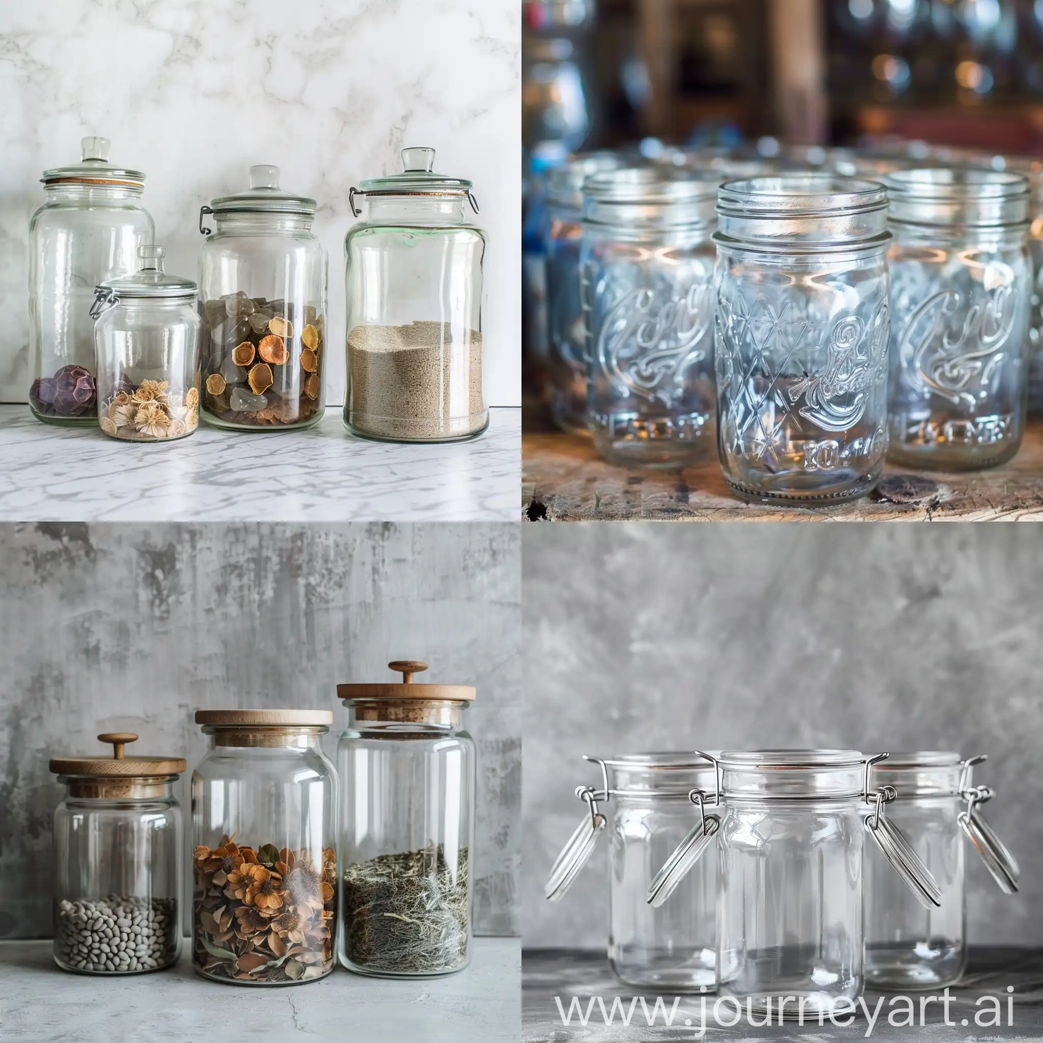 Sustainable-Storage-Solution-Embracing-Glass-Jars-Over-Plastic-Containers