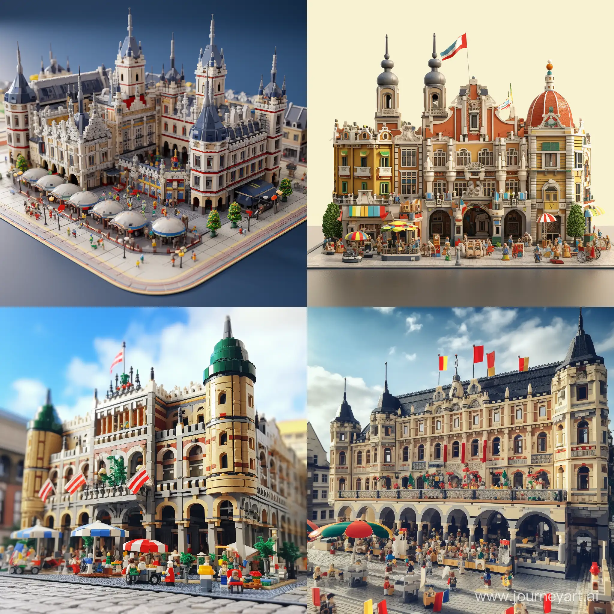 Krakow-Cloth-Hall-Lego-Set-Miniature-Market-Stalls-and-Colorful-Exchanges
