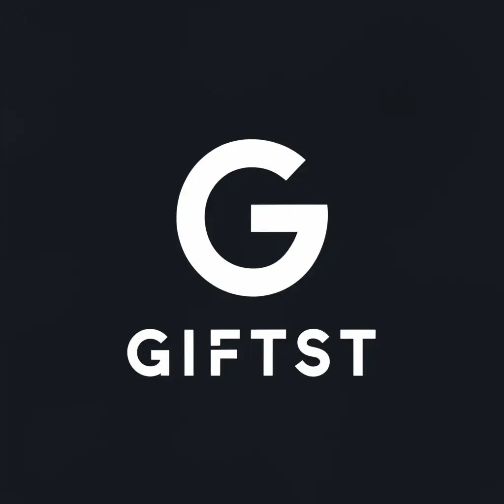 a logo design,with the text "GIFTEST", main symbol:G,Moderate,be used in Restaurant industry,clear background