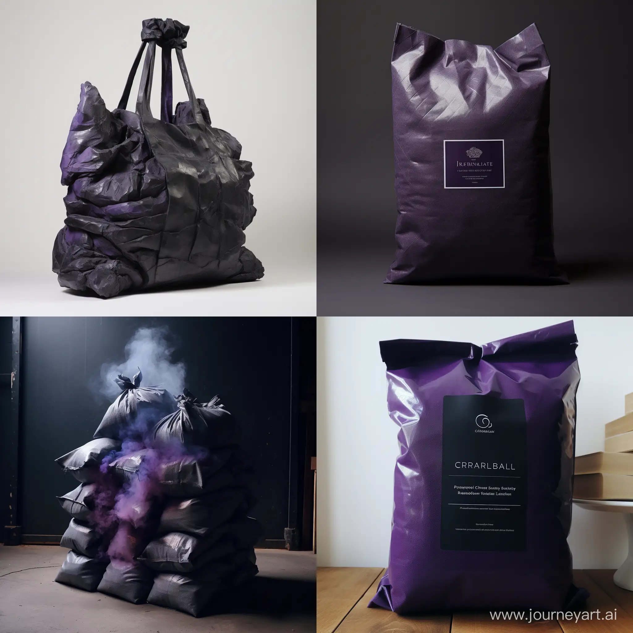 charcoal purple bag 5kg