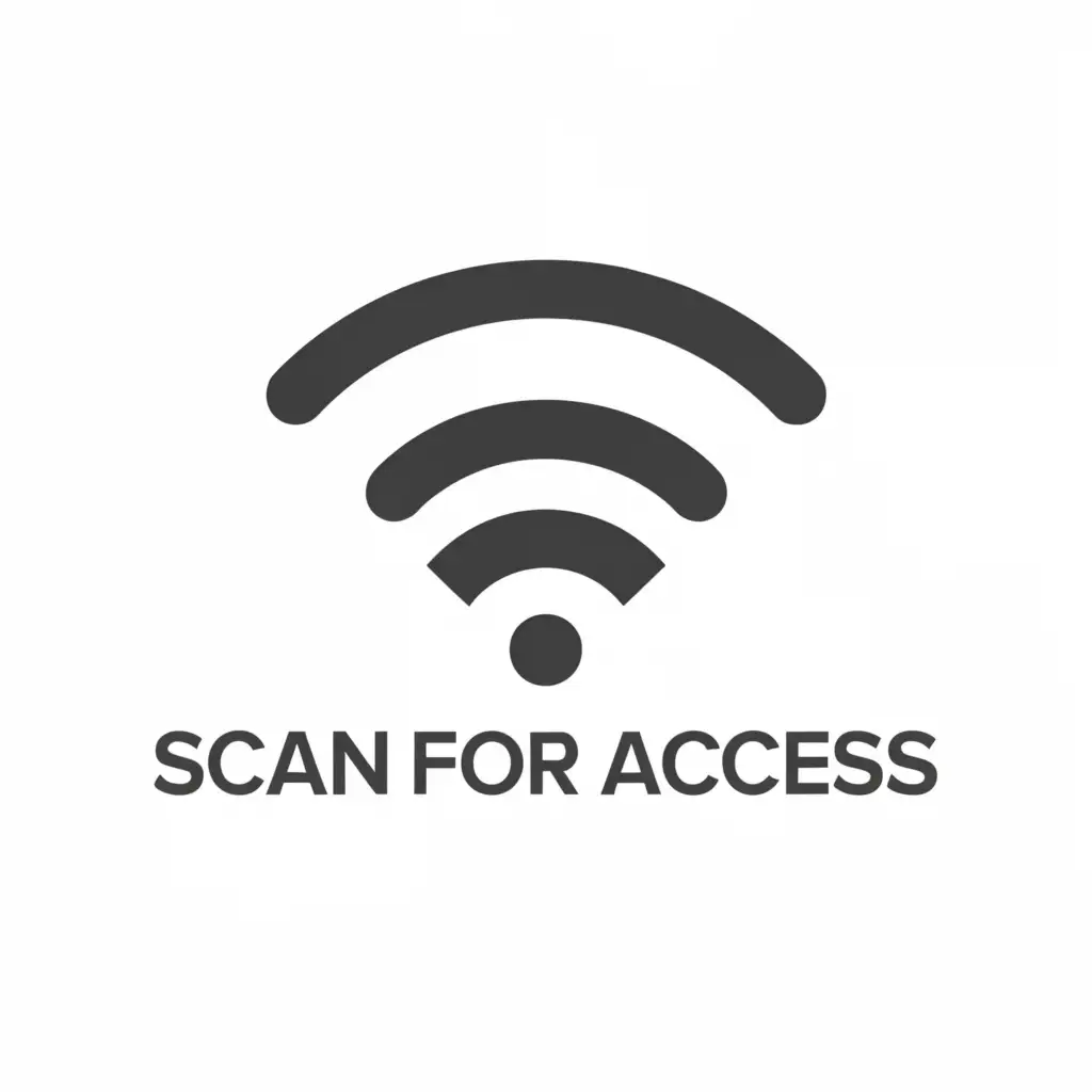 LOGO-Design-For-Beauty-Spa-Scan-for-Access-with-Minimalistic-WiFi-Symbol