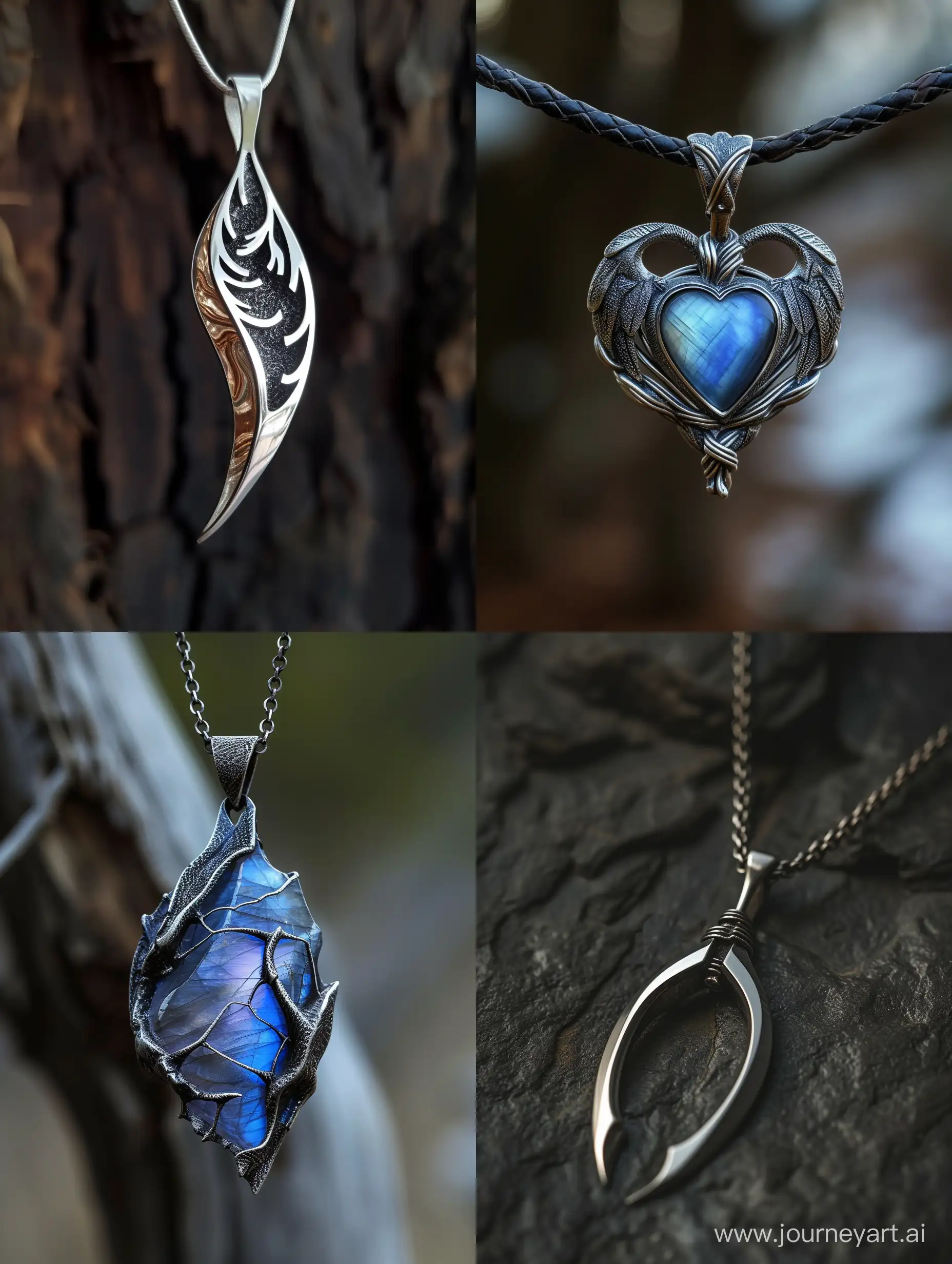 beautiful and extraordinary "about us" page of the web-shop which business is making unique and custom titanium pendants