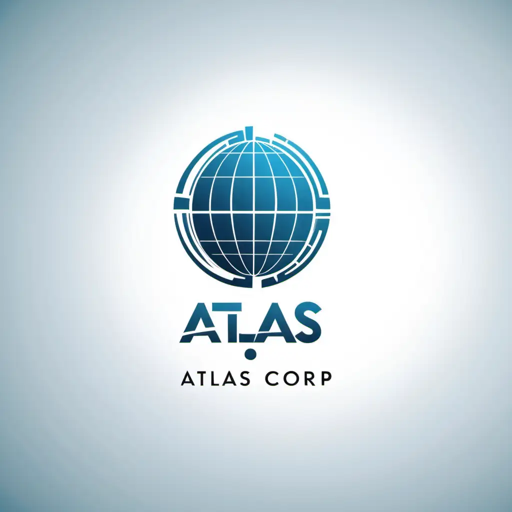 Create a logo of services agency providing services of company formation named as "ATLAS CORP"