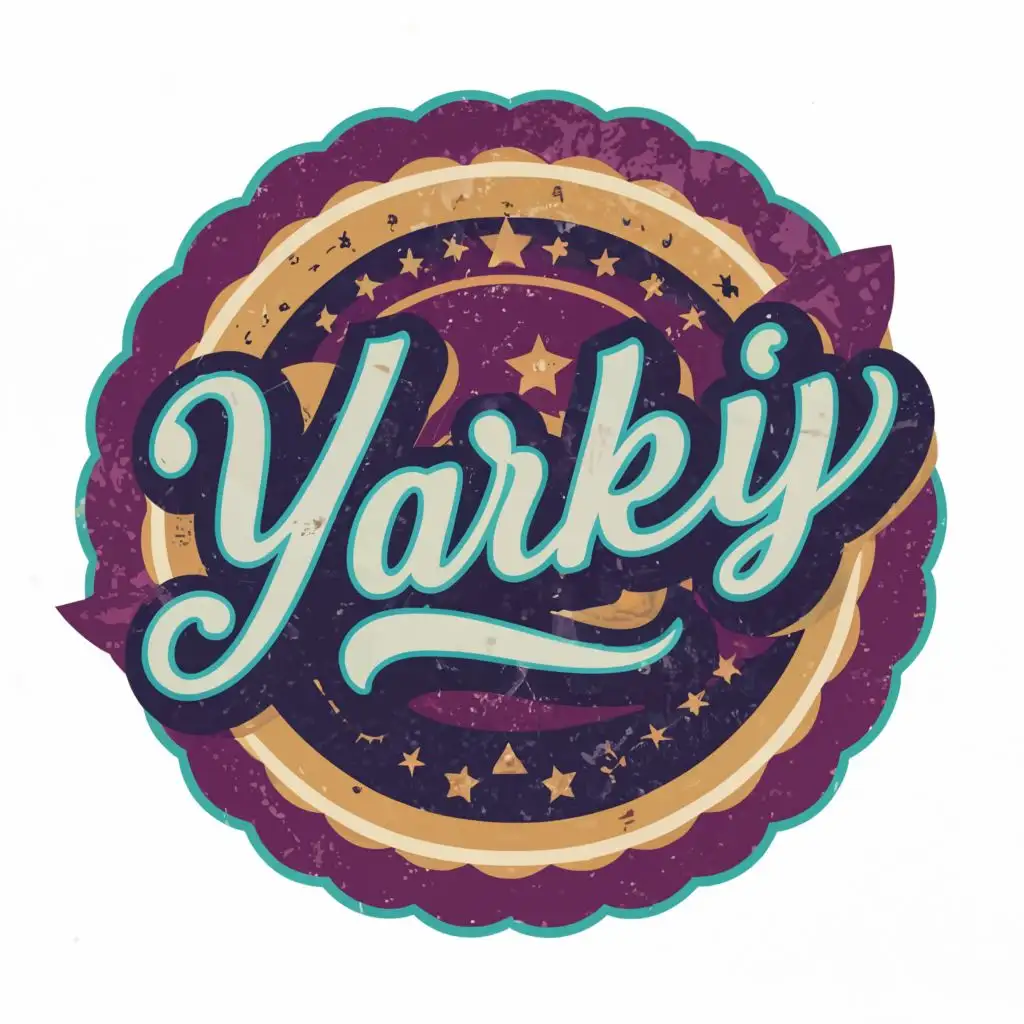 logo, BRIGHT, with the text "YARKIY", typography