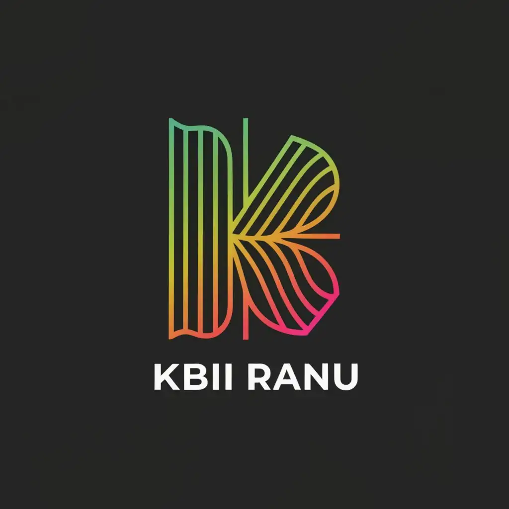 LOGO-Design-for-Kibi-Ranu-Bold-K-with-Conch-Shell-on-Clear-Background