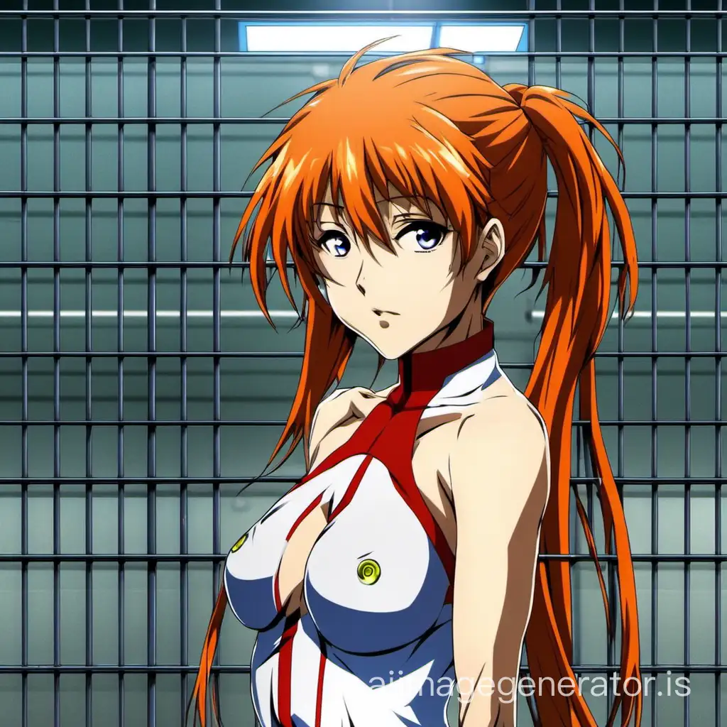 Naked Asuka in CellShaded Anime Sensual Portrait of a Character in  Digitally Rendered Style | AI Image Generator