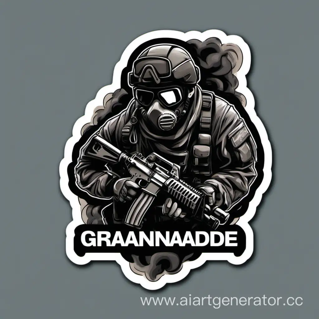 Sticker for Cs2, Smoke Granade Smoke Marrivana