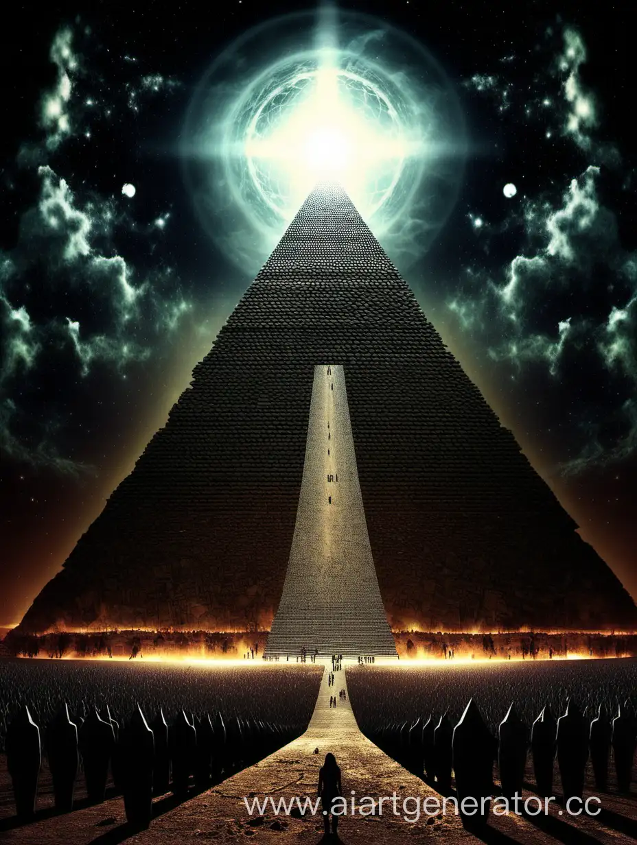 гигантская пирамида - последний оплод человечества на земле вечной ночи