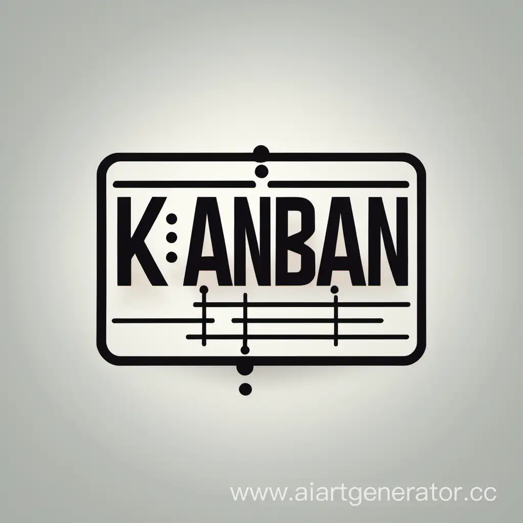Логотип для приложения с названием Kanban Board