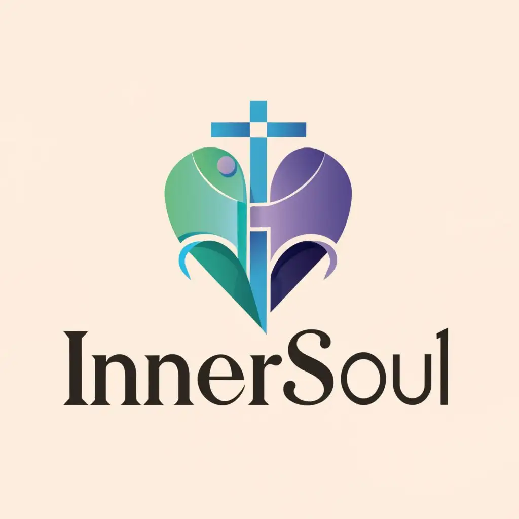 a logo design,with the text "innersoul", main symbol:healty hostpital,complex,clear background